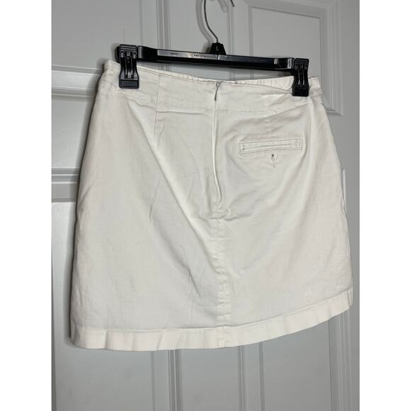 Lady Hagen Golf Skort White Zip Back Pockets Size 4 Cotton Blend - Picture 2 of 7